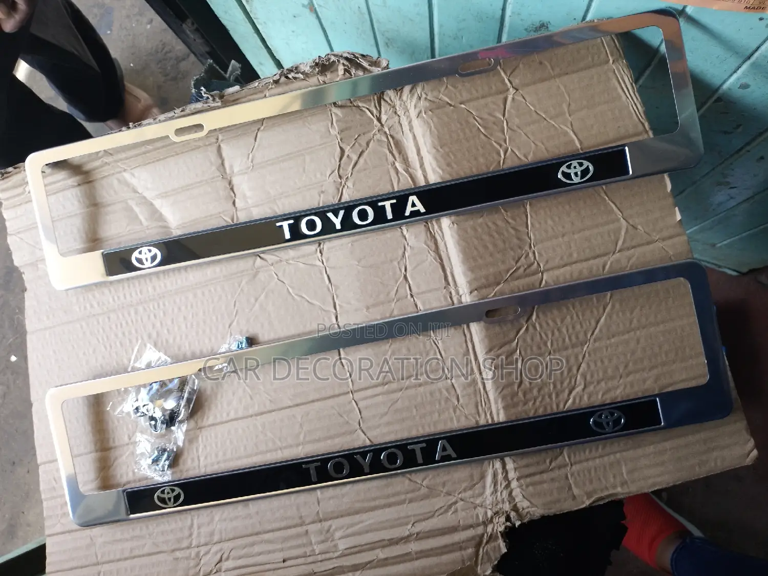 Toyota Branded 2pc Oblong Plates Holder