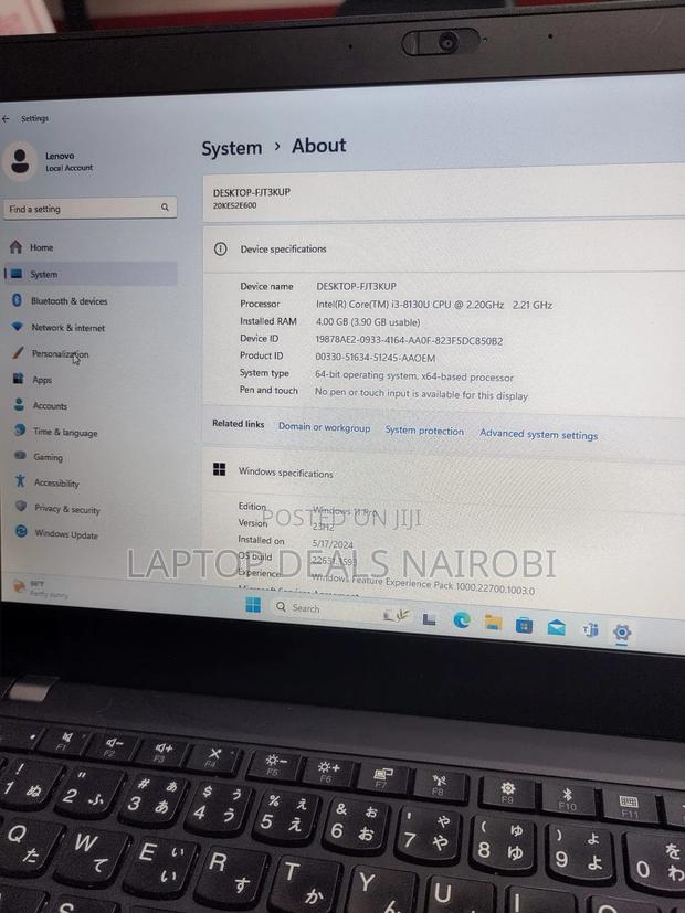 Laptop Lenovo ThinkPad X280 8GB Intel Core I5 HDD 256GB - thumbnail 2