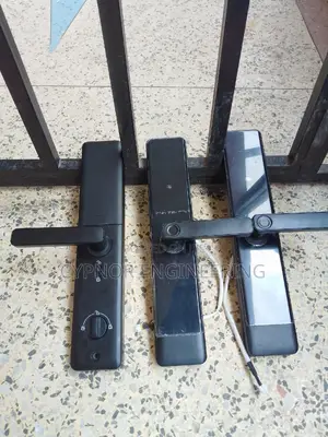 Home Lock: Mechanical Keys Biometric Entry