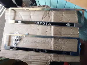 Toyota Licensed Metallic New Generation Plates Mounts