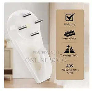 Heavy Duty Plastic Concrete Wall Hooks Hanger – Pack Of 10