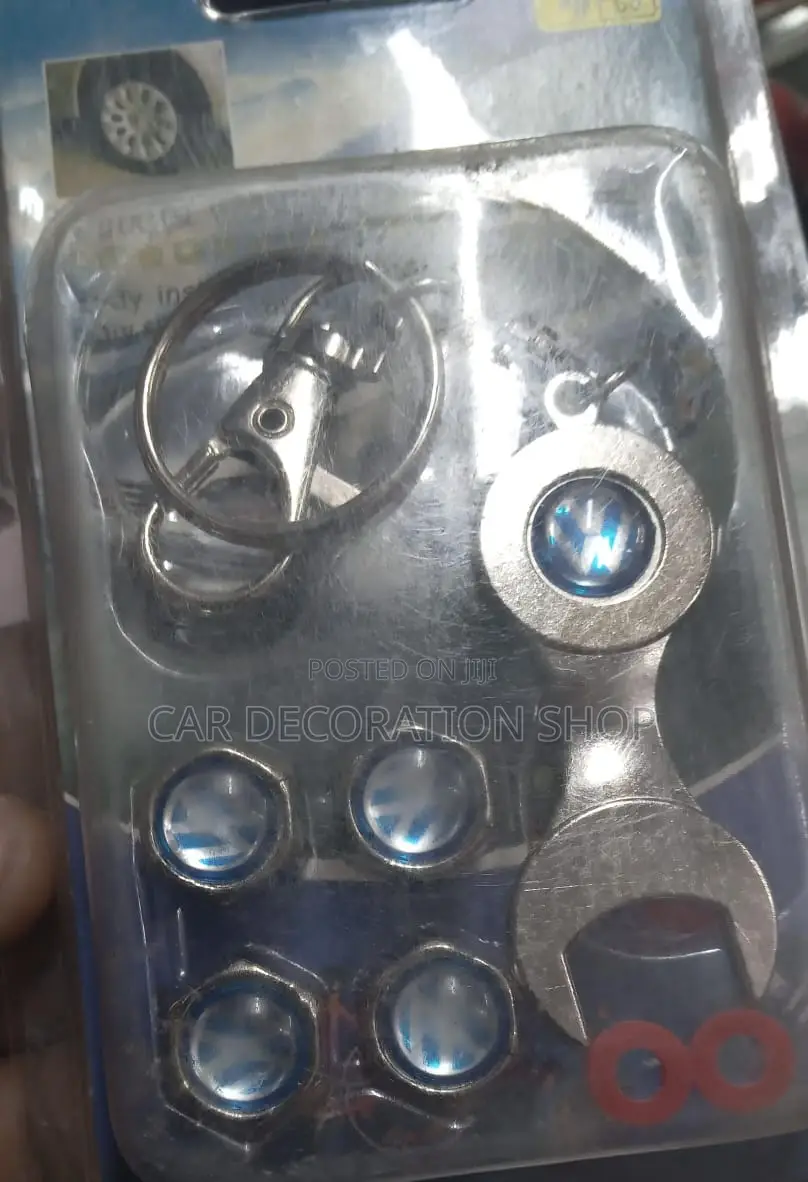 Volkswagen Metallic Key Chain With Wrench Spanner Key