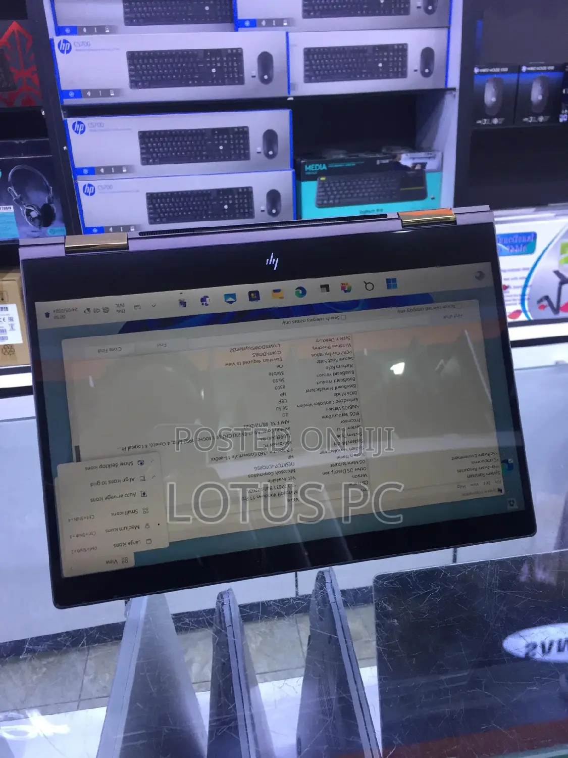 Laptop HP Spectre X360 13 16GB Intel Core I7 SSD 512GB