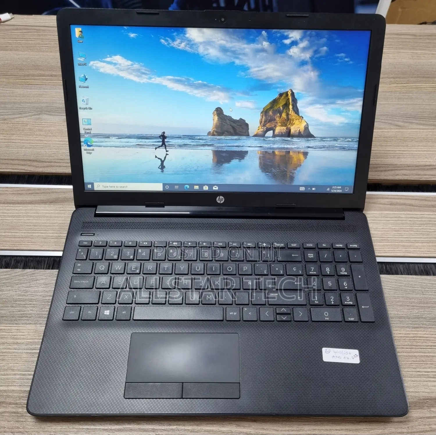 Laptop HP 15S 4GB AMD A4 SSD 256GB