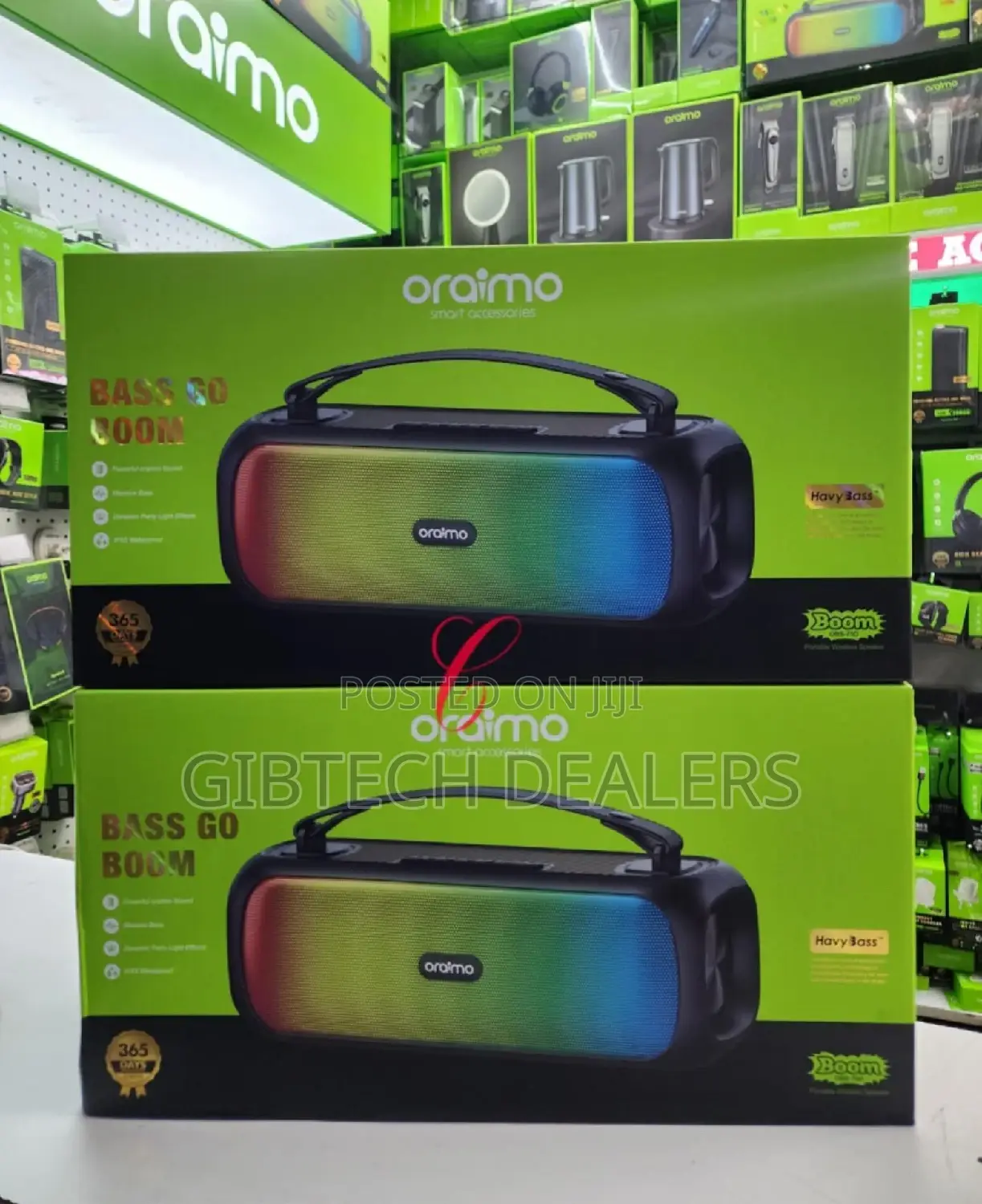 Oraimo Boom Bass Obs-75d Portable Wireless Speaker