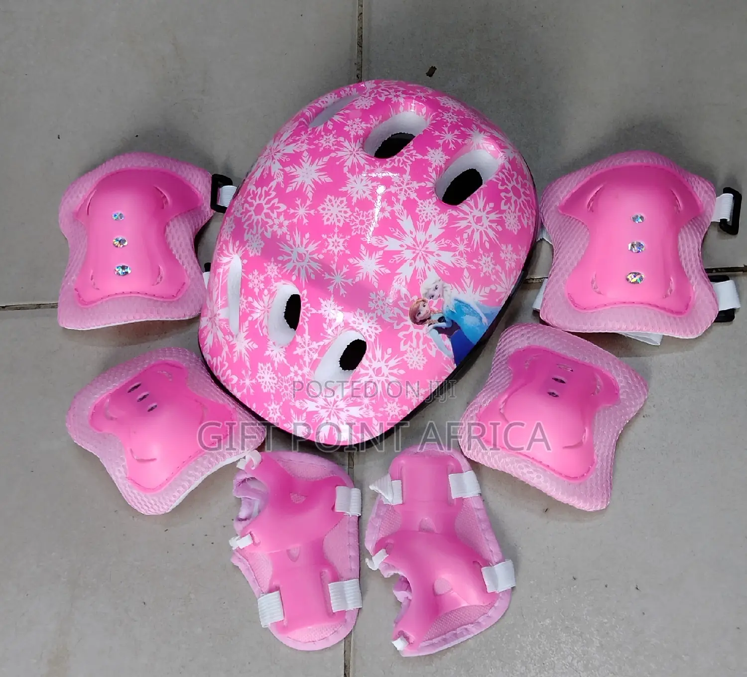 Pink 7 in 1 Kids Protective Gears