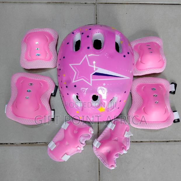 Pink 7 in 1 Kids Protective Gears