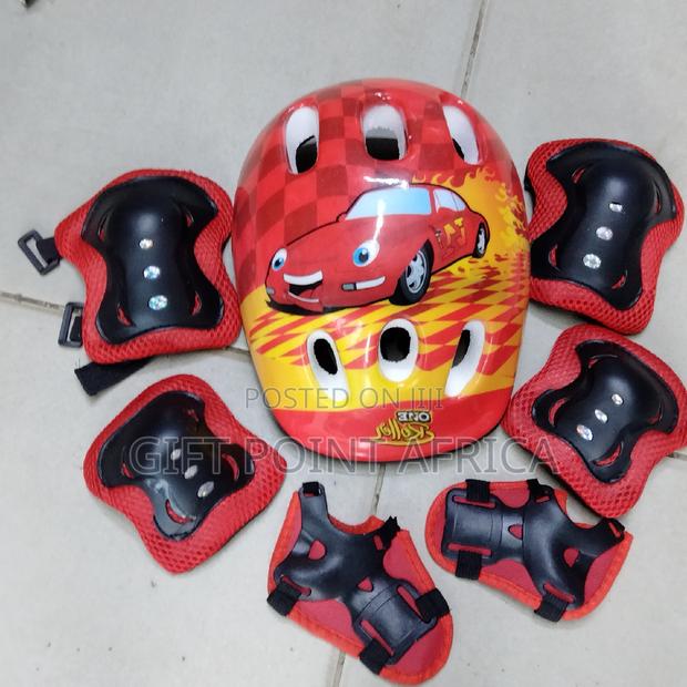 Red Kids Protective Gears (Helmet Guards) - main view