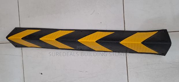 L-Shape Corner Guard Reflective Yellow Strip - thumbnail 3