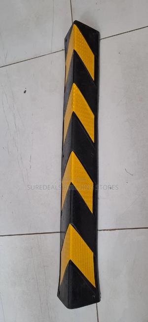 L-Shape Corner Guard Reflective Yellow Strip - thumbnail 2