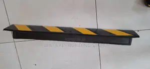 Yellow + Black L Shape Rubber Corner Guard,For Pillar Wall