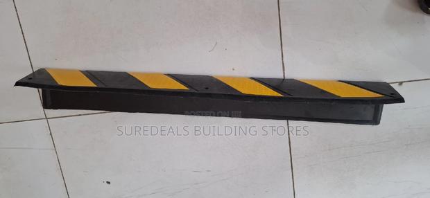 Yellow + Black L Shape Rubber Corner Guard,For Pillar Wall - thumbnail 4