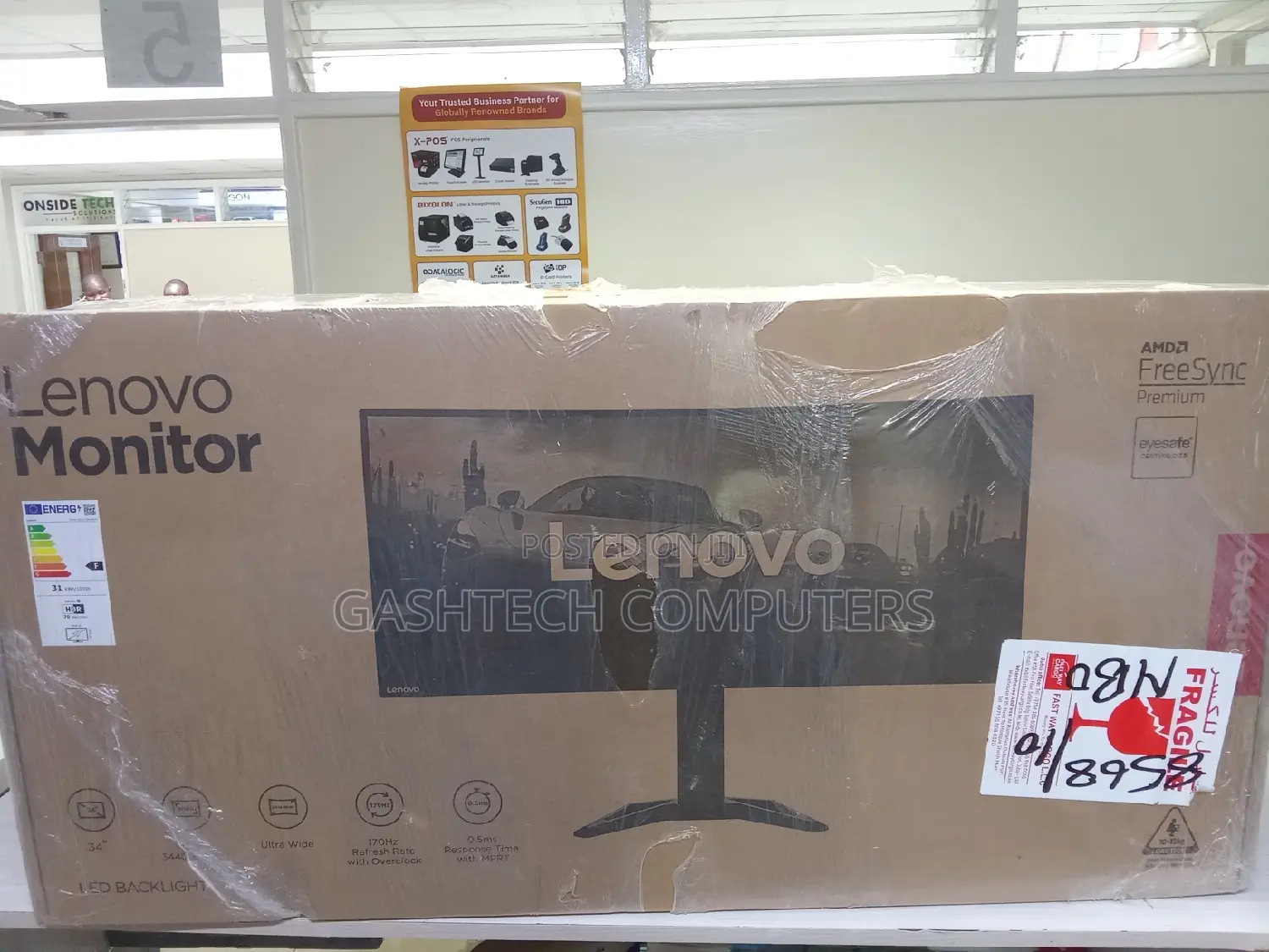 Lenovo 34 Inch Gaming Monitor - G34w-30