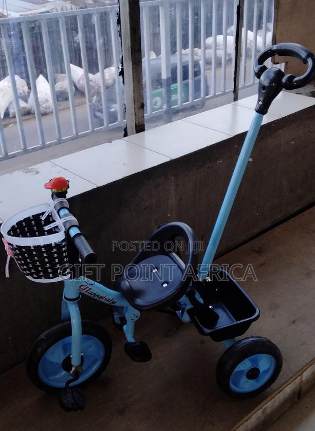 Kids Push Handle Tricycle - main view