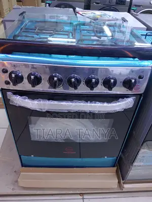 Eurochef EG65-3G1E+E OVEN Free Stand Glass Top Cooker