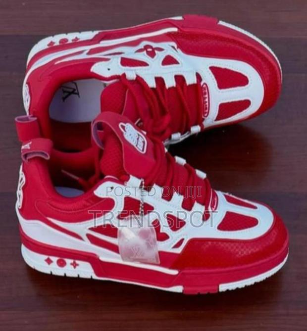 Louis Vuitton Trainer Skate Sneaker "Red White" Sneakers - main view