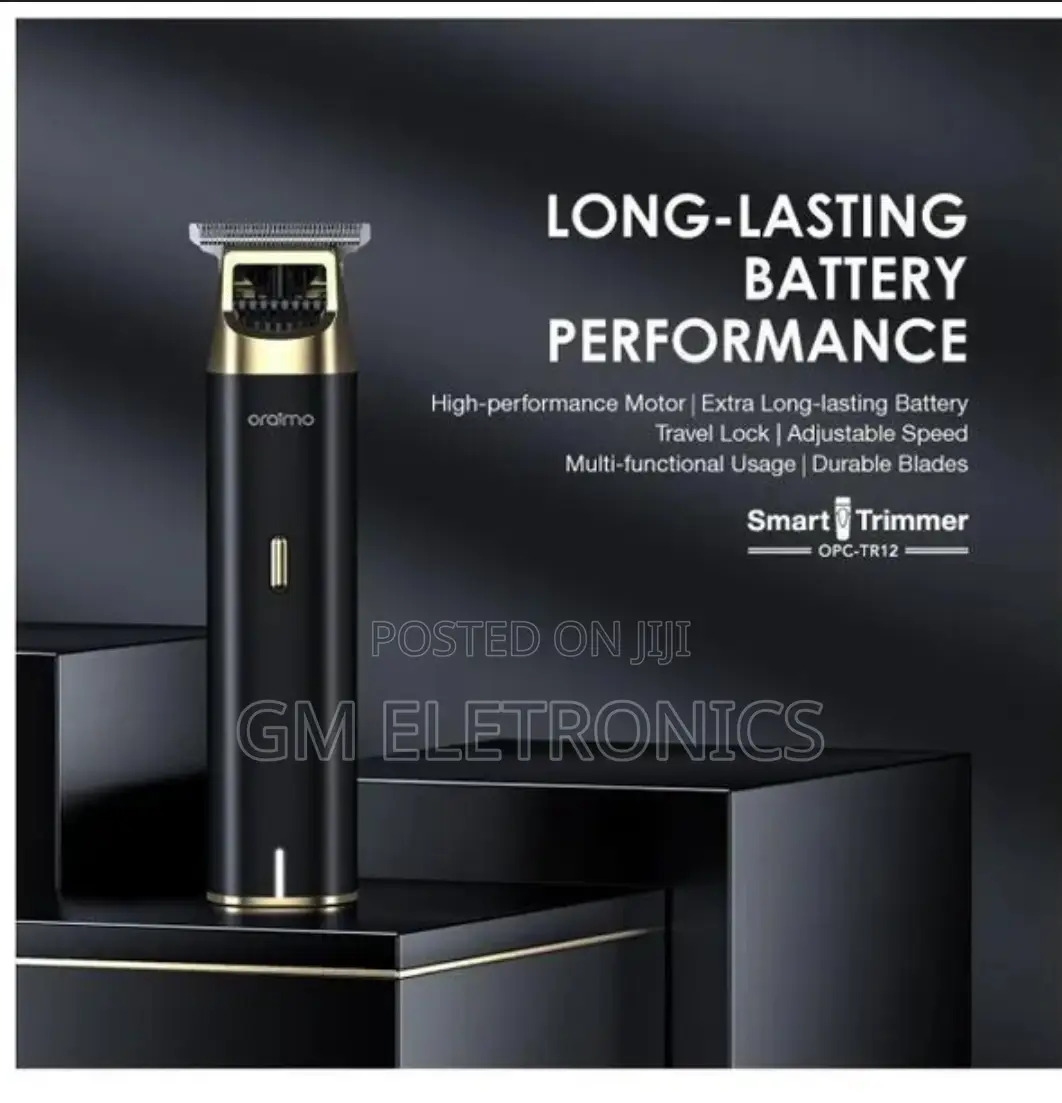 Oraimo Smart Trimmer 2 Long Lasting Battery.