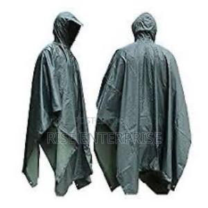 Jungle Green Quality Rain Poncho - main view