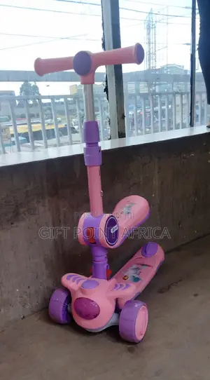 Pink 2 in 1 Scooters Three Wheels