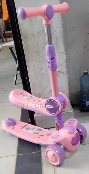 Kids Scooters 2 in 1 Pink in Color