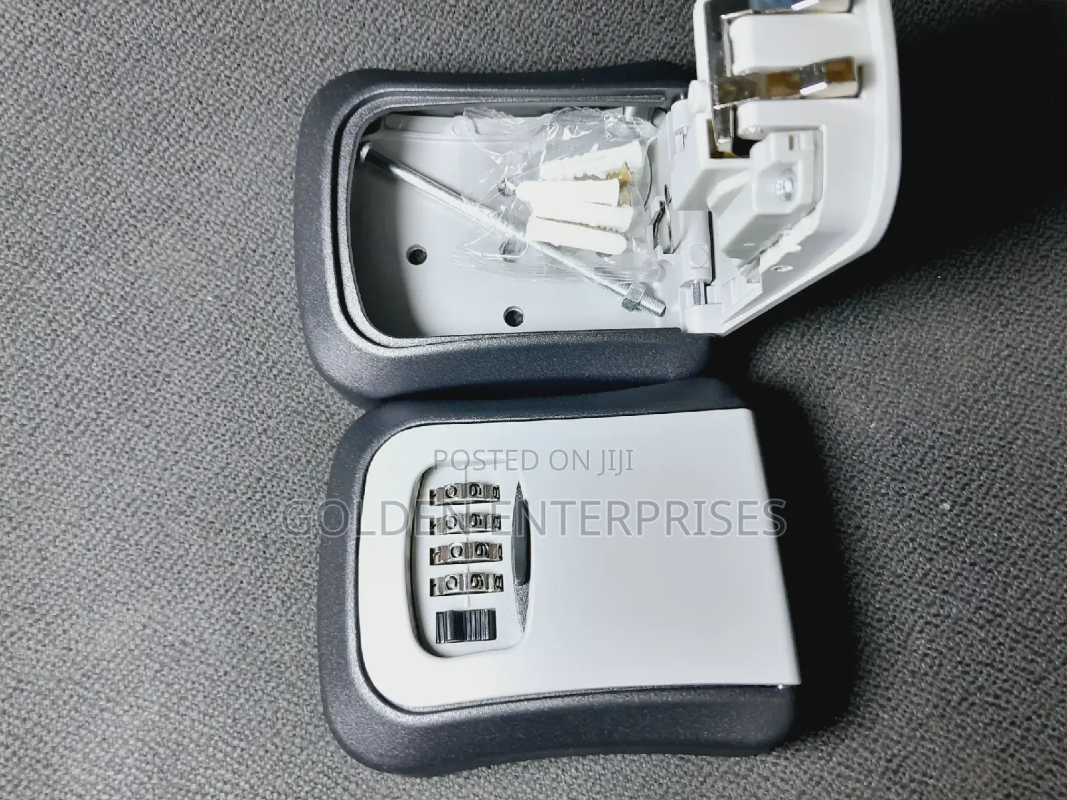 Full Metallic Airbnb/Guesthouse Combination Keylock Box
