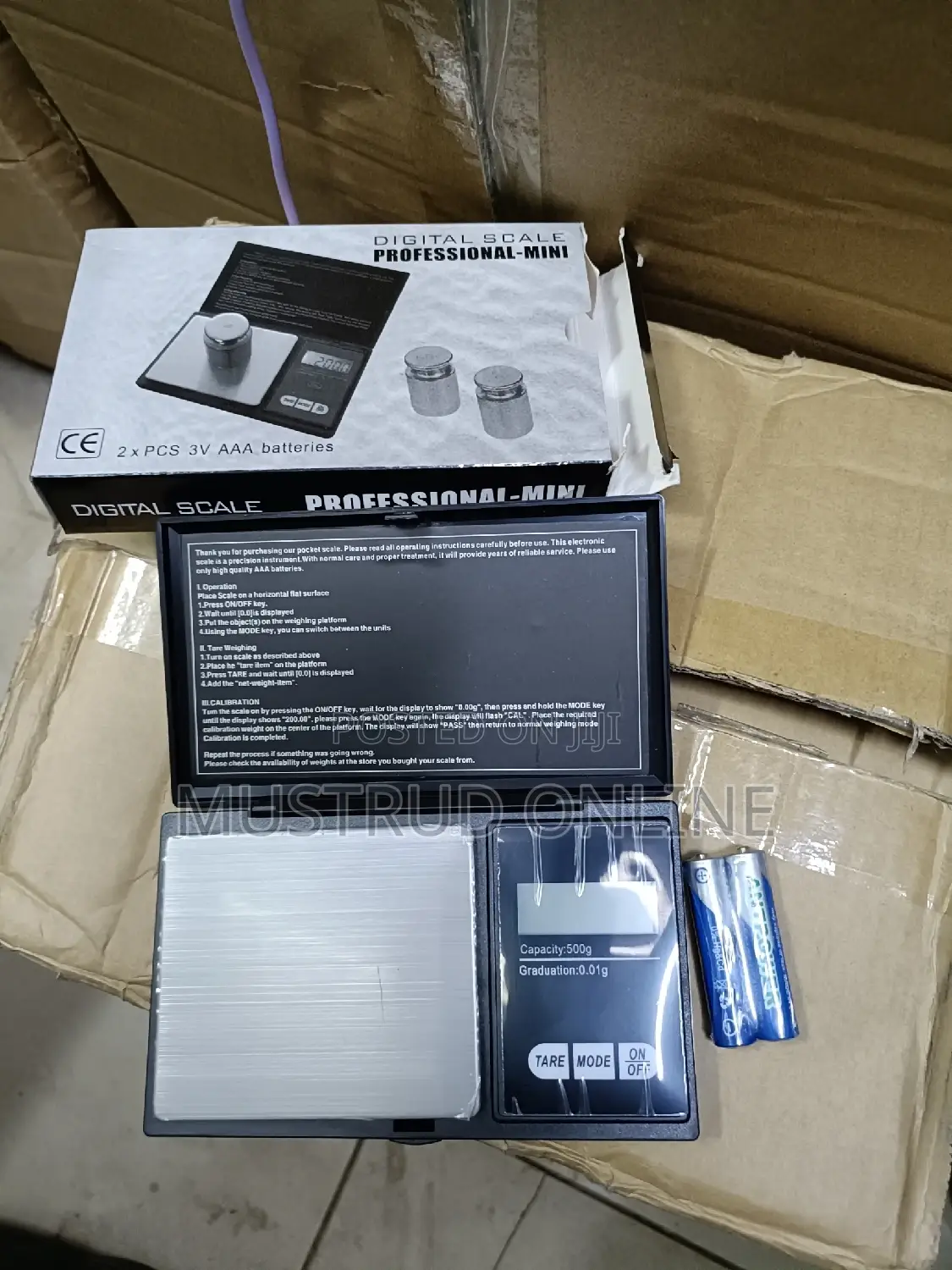 Minerals 500g Portable Scale