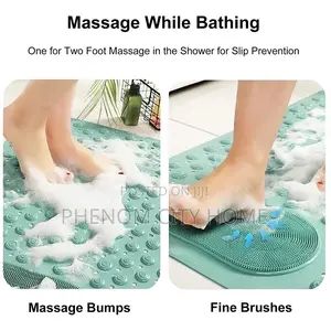 Bathroom Anti Slip Mats With Scrubber