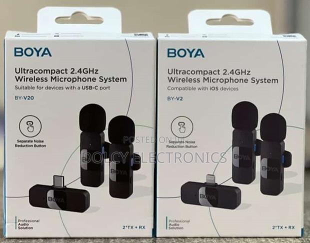 Boya BY-V20 Ultracompact 2.4 GHZ Wireless Microphone System