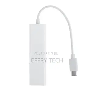 USB-C USB 3.1 Type C to USB RJ45 Ethernet Lan Adapter Hub Ca