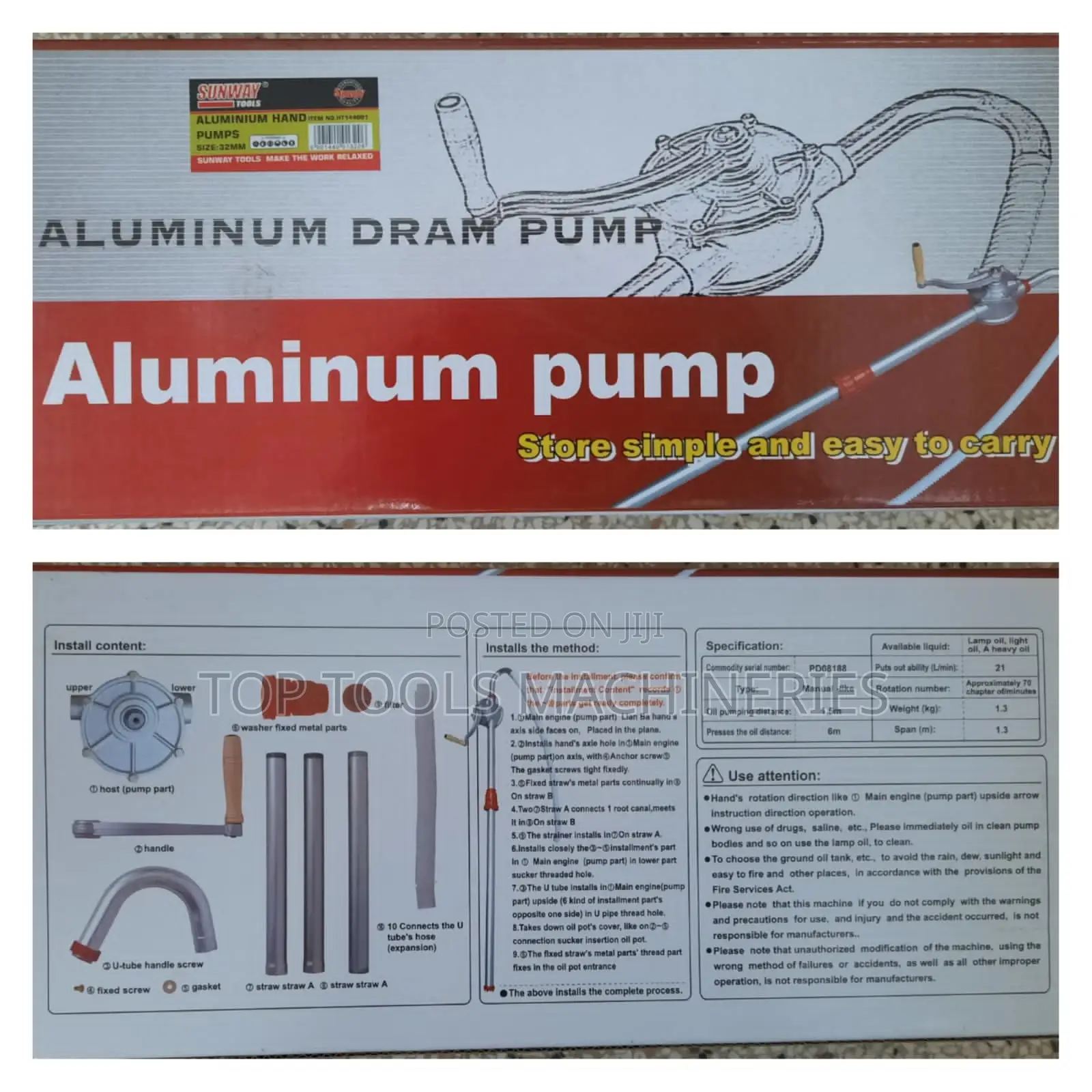 Aluminium Drum Pump