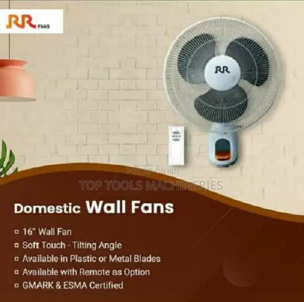 RR Wall Fan With Remote
