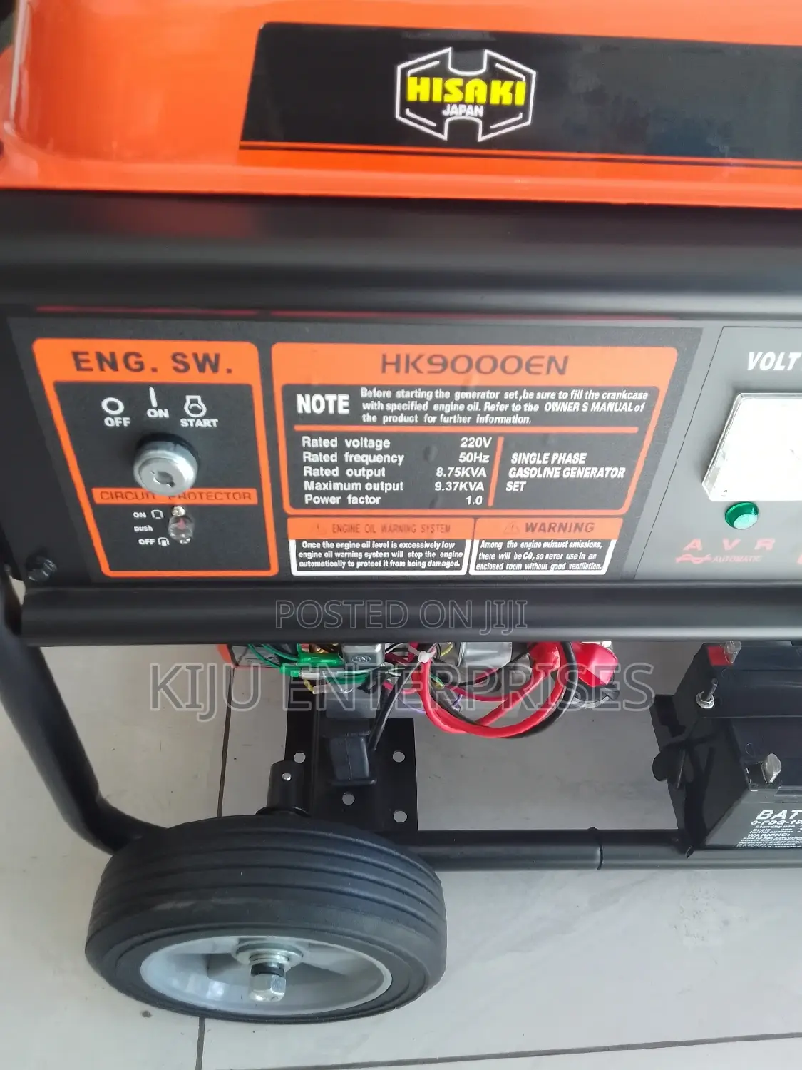 Generator Machine Available 9.5kva