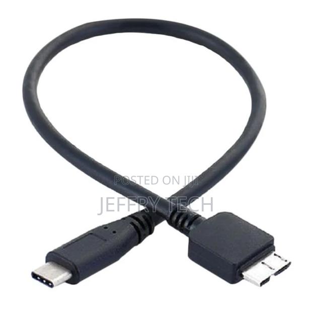 Hard Drive Cable,USB 3.1 Type-C Male to USB 3.0 Micro-B Male