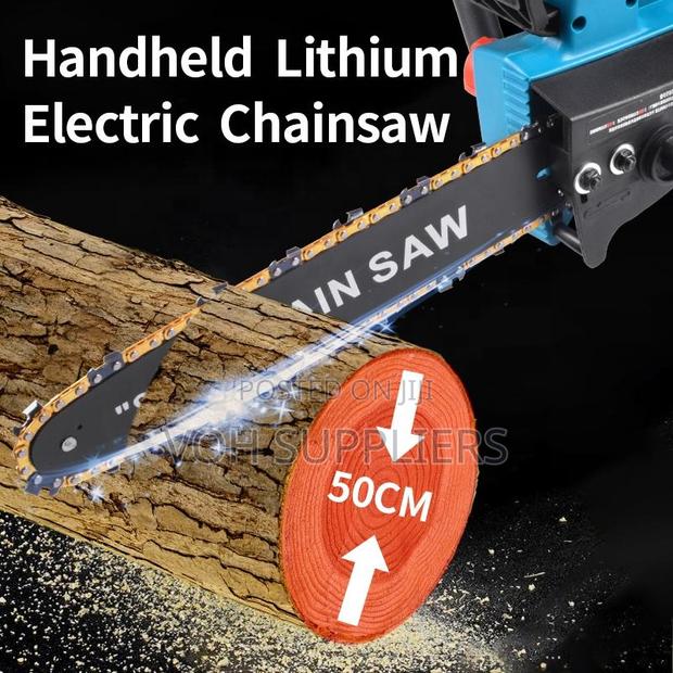 16-Inch Brushless Chainsaw, Portable Battery Operated Chains - thumbnail 5