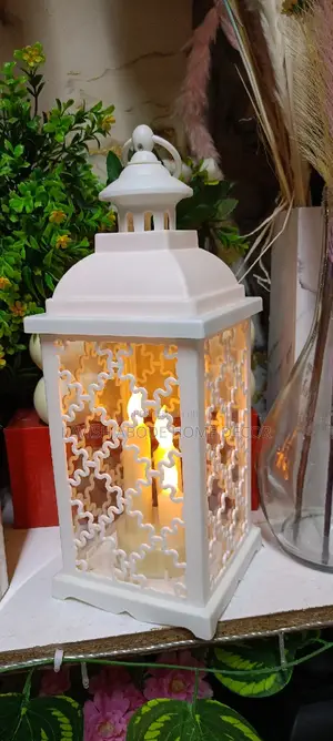 Decorative White Lantern Lamp - Ideal Housewarming Gift Idea