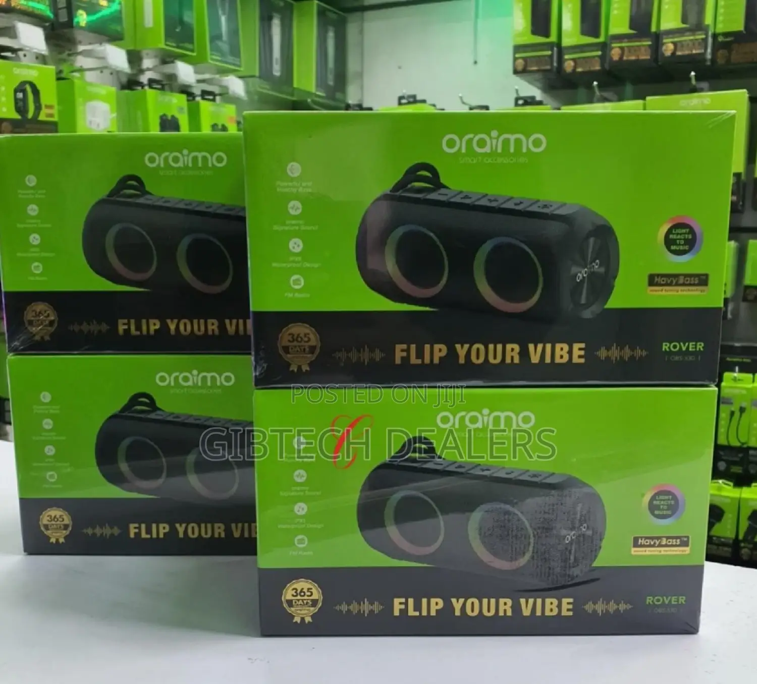 * Oraimo Rover Obs-53d Flip Vibe Speaker