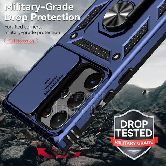 Samsung Galaxy S23 Ultra Miltary Grade Hybrid Case With Ring