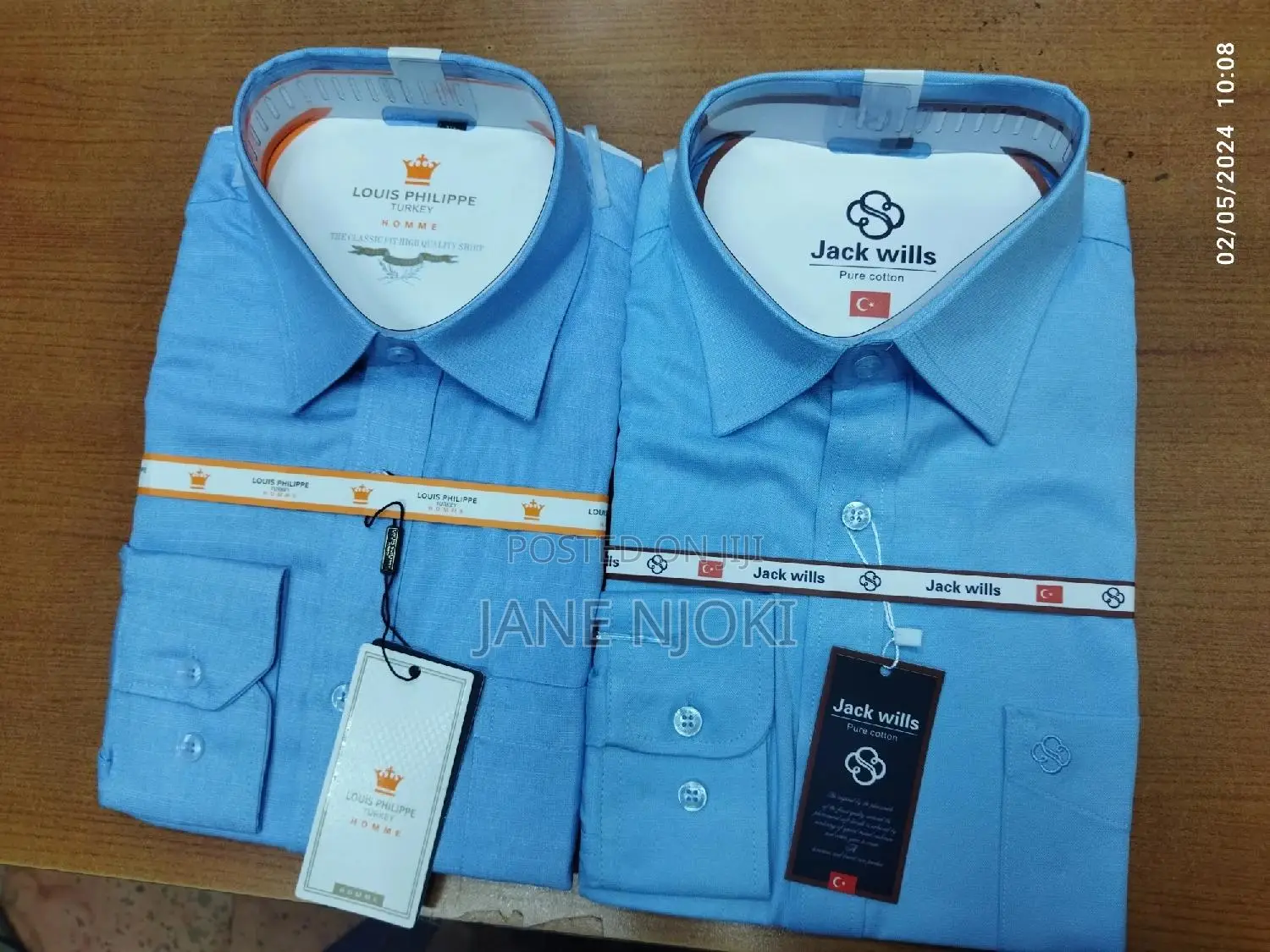 Men Blue Shirt