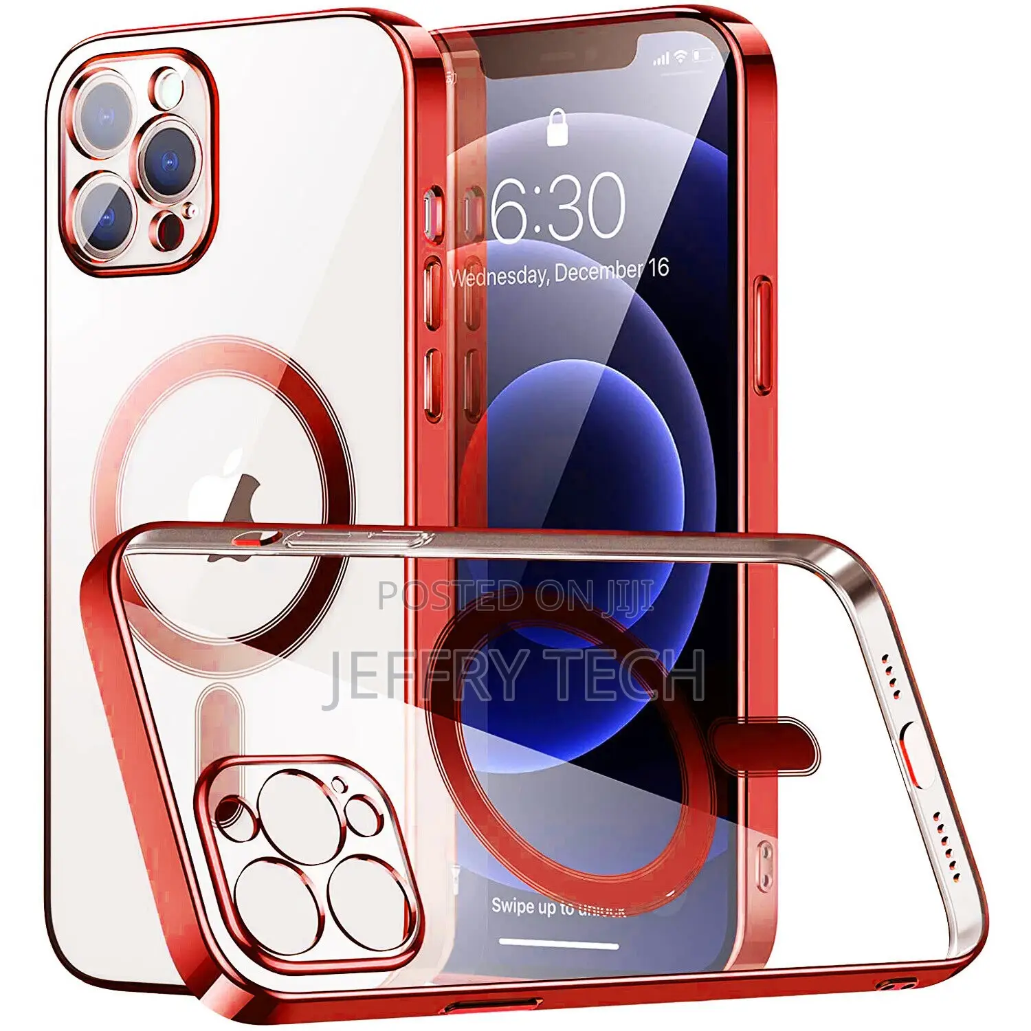 Magsafe Electroplated Transparent TPU Case for iPhone 14 - R