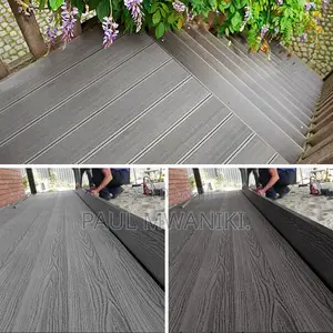 Composite Decking 2.8m Reversible Boards Grey