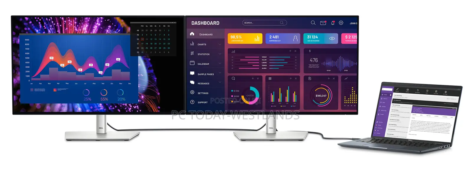 Dell U2724de 27 Inches Ultrasharp Thunderbolt 4 Hub Monitor 120hz