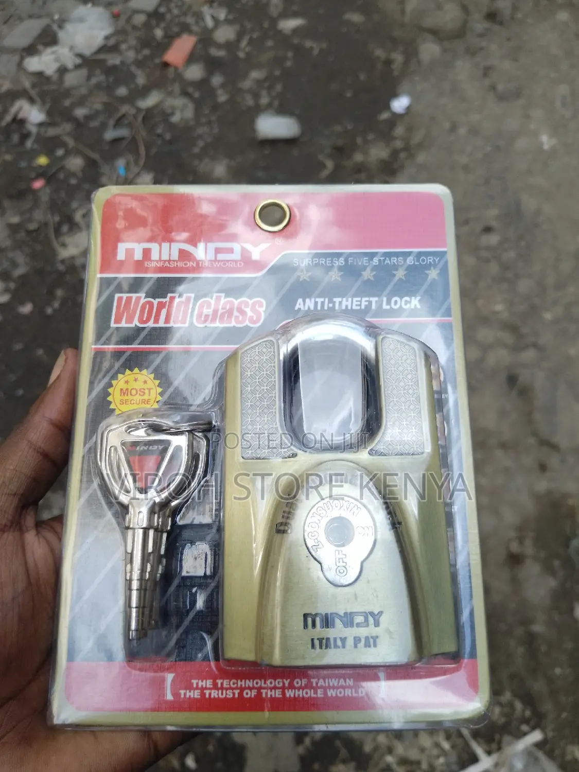 Italy PAT Mindy Padlock 4 Keys