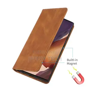 Folio Wallet Case for Samsung Galaxy S24 Ultra - Brown