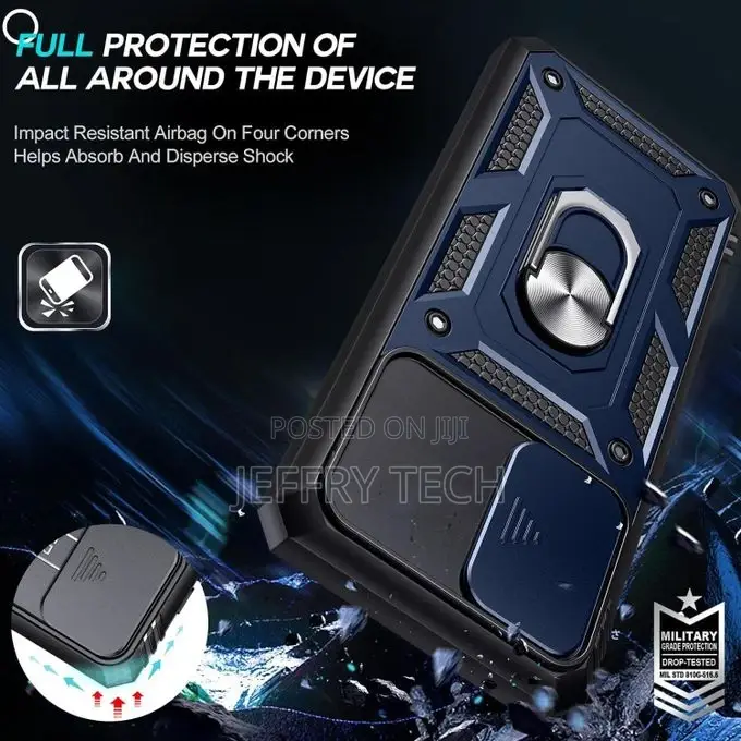 Realme C51 Case,Sliding Camera Lens Cover 360° Rotating Ring