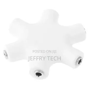 6 Ports 3.5mm Stereo Female Adapter With 3.5mm Audio Cable