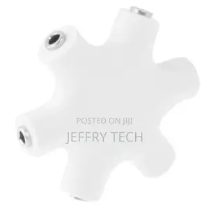 6 Ports 3.5mm Stereo Female Adapter With 3.5mm Audio Cable