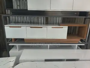 Tv Stand (6FT) With Natural Board