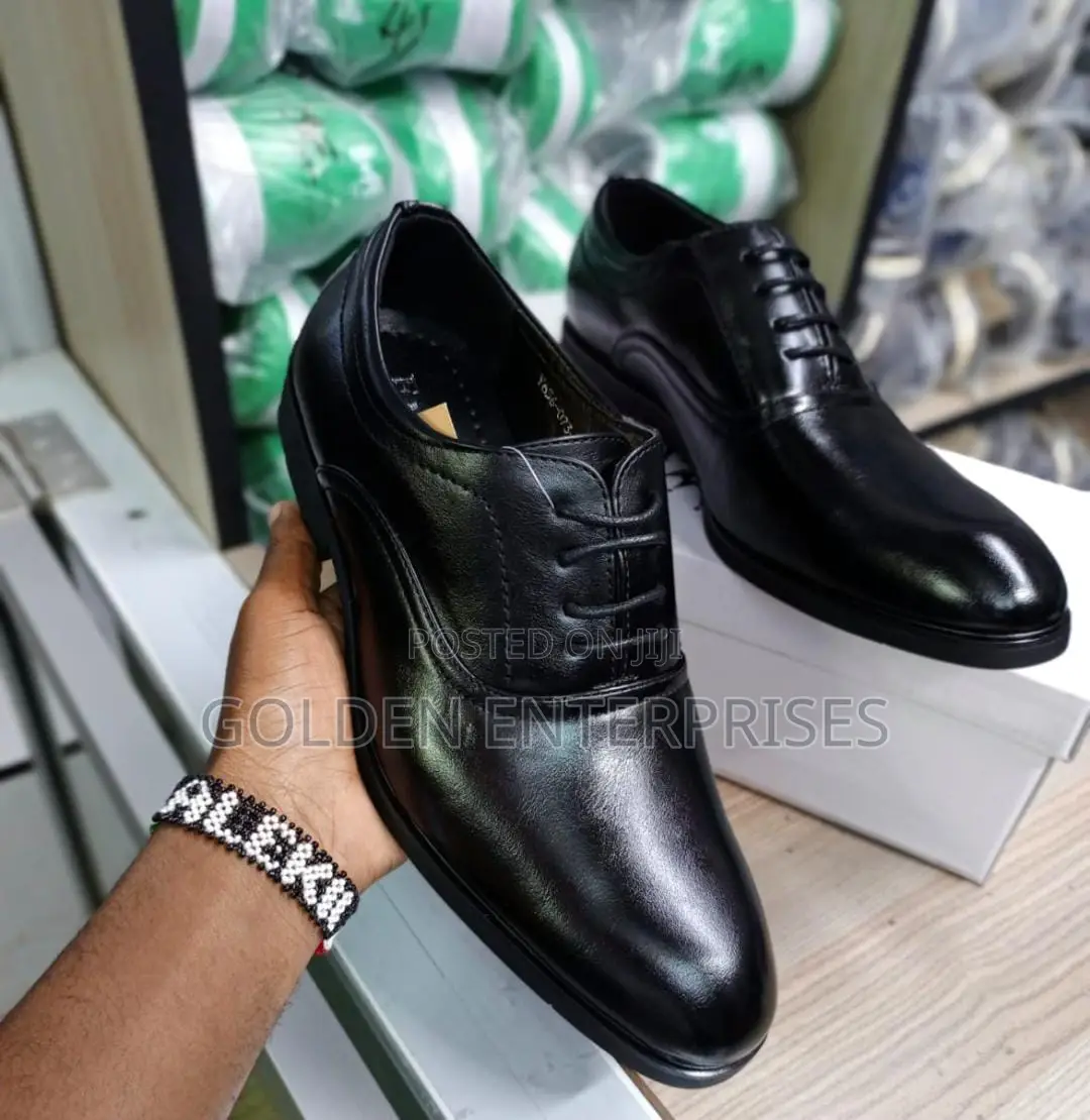 Black Mens Lace Official Shoes 39-45