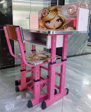 Adjustable Kids Study Table Deskt -wooden. - thumbnail 2