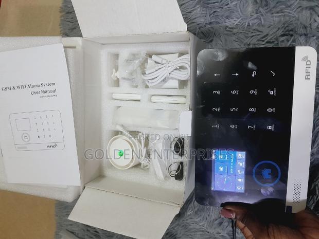 Wifi &GSM Alarm System - main view